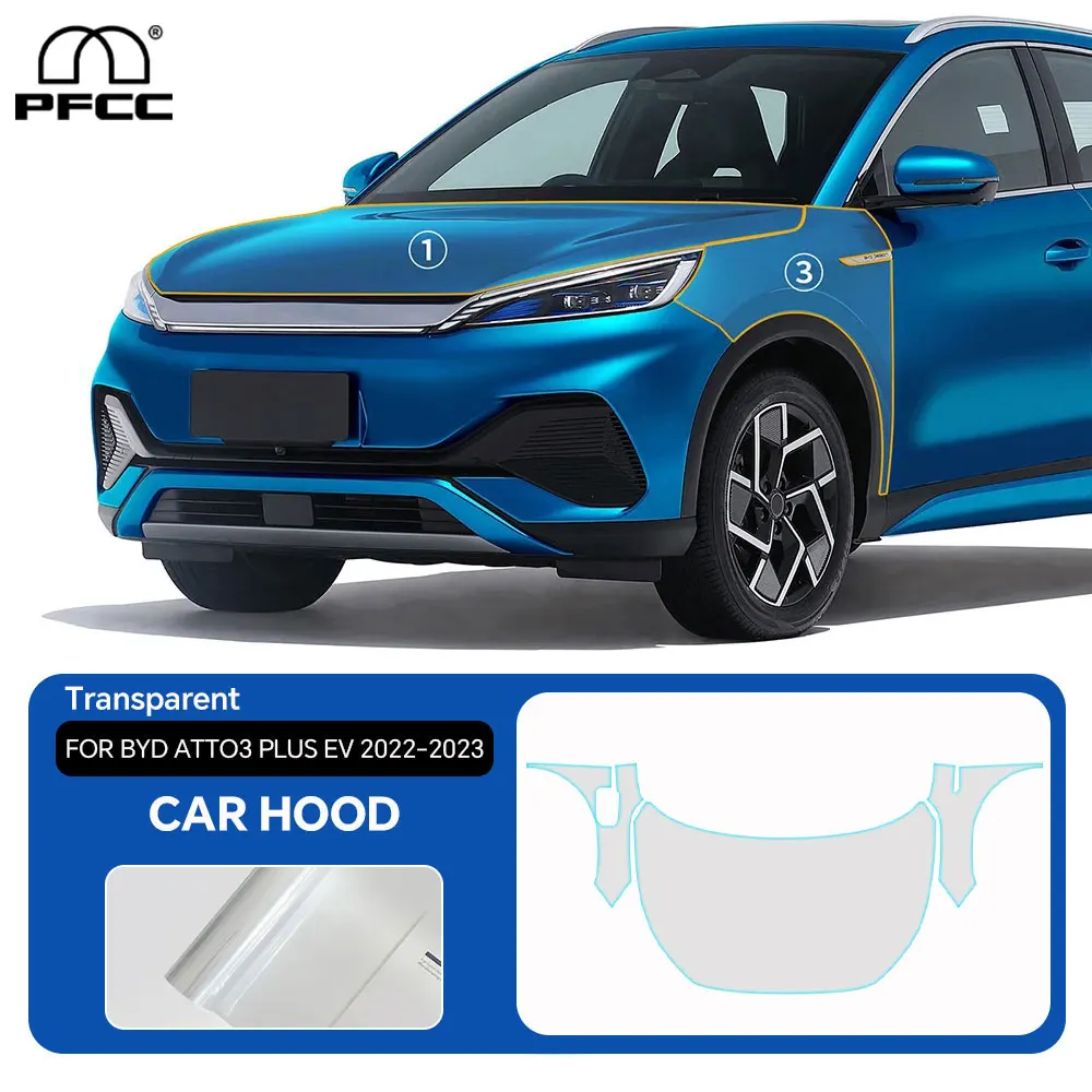 

for BYD ATTO 3 Plus EV 2022 2023 Car Paint Protection Film Pre-Cut Anti-scratch TPU PPF Car Clear Bra Kit Transparent Sticker