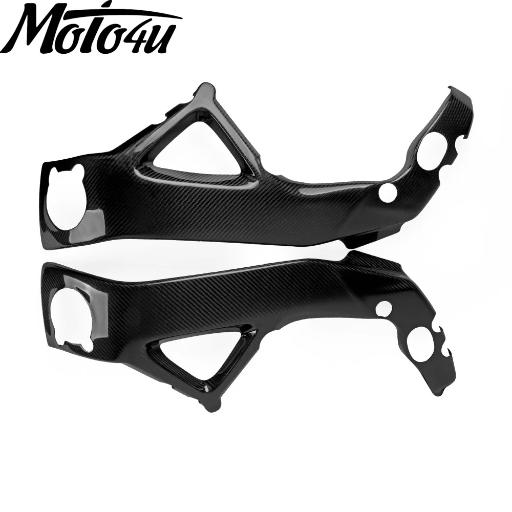 100% Carbon Fiber Frame Covers Guards Protectors For Aprilia RSV4 2009 2010 2011 2012 2013 2014 2015 2016 2017 2018 2019 2020