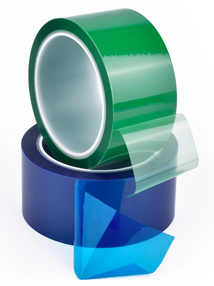 0.06MM Heat Resistant Green Lithium Battery Adhesive Tape For Insulation Protection and Strong Electrolyte Resistance Protection
