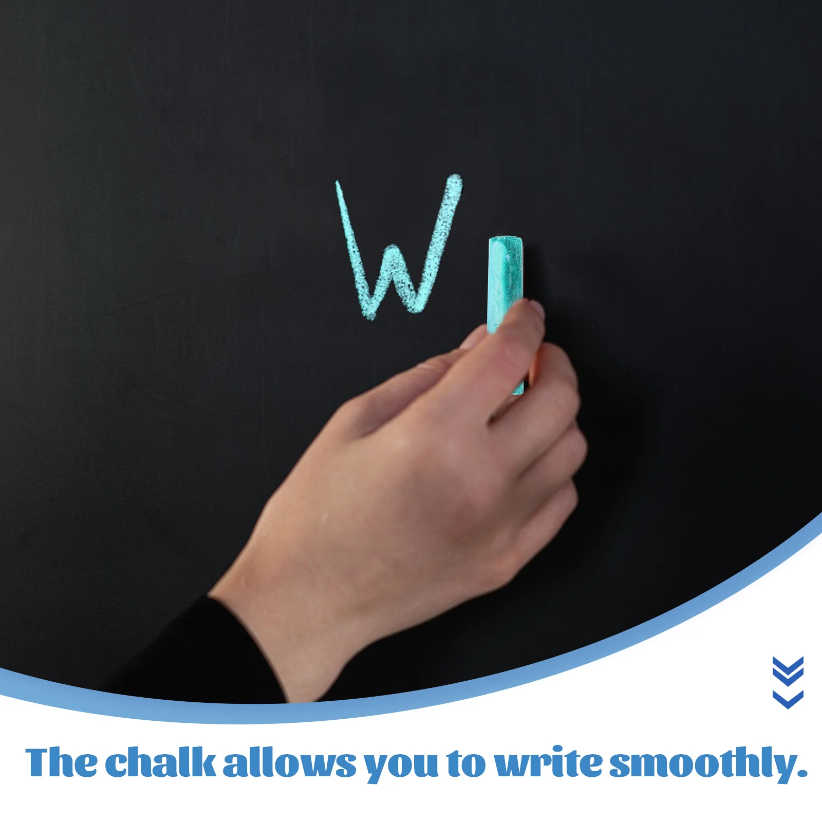 

40pcs Jumbo Chalk Outdoor Sidewalk Jumbo Chalk Washable Children Art Blue Green Drawing Tools Classroom Supplies