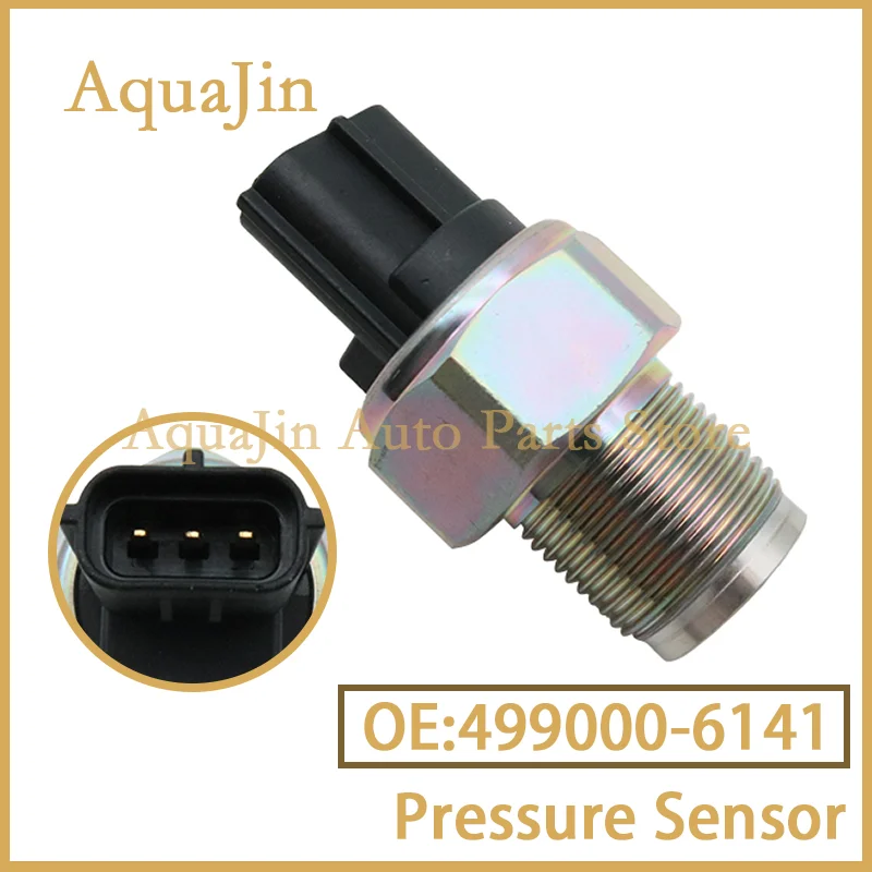 

499000-6141 Fuel Rail Pressure Sensor For Chevrolett W3500 W4500 GMC Isuzuu NPR Car OEM 4990006141 RE515635 RE520930 499000-6310