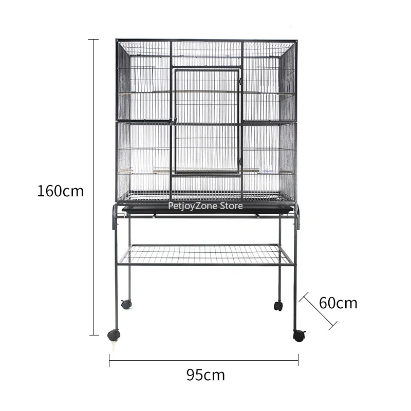 

Classic Manufacturer Large XL Stackable Breeder Custom Big Metal Aviary Breeding Parrot Pigeon Pet Bird Cage With Divider