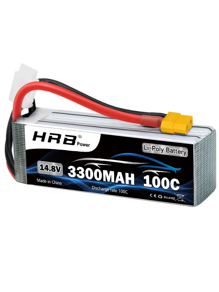 HRB 4S 14,8 V 3300 mah RC Lipo Batterie 100C 4S Lipo Mit XT60 Stecker für RC Auto Lkw Monster RC Flugzeug FPV Drohnen RC Boot