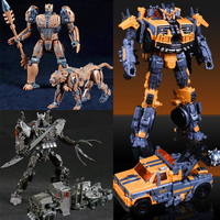 Transformation Toys Rise of The Beasts Battletrap QT01 SS99 Cheetor QT02 SS98 Scourge TZ01 SS101 Action Figure Deformation Robot