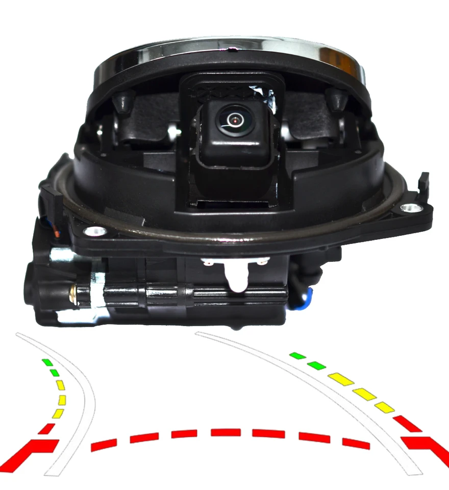 Logo Flip Rear View Camera Emblem Reversing Badge Backup For VW