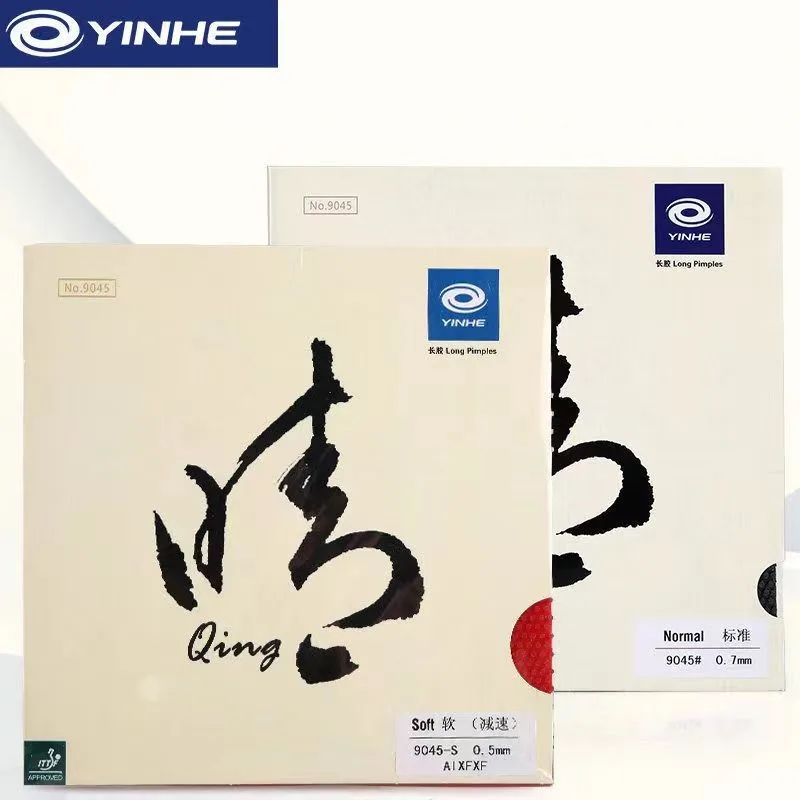 Yinhe Qing 0.5mm 0.7mm miękkie (długie pestki) gumowe Ping Pong do tenisa stołowego z gąbką/bez