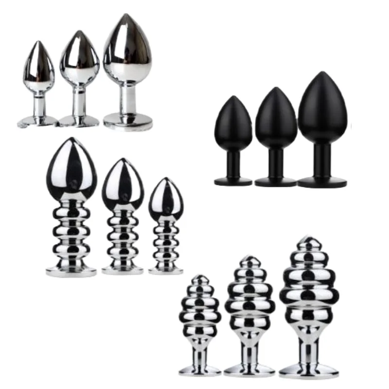 30-100cm Exotic Separable Black Fox Tails Metal Anal Sex Toys for Couple BDSM Animal Cosplay Anue Butt Plug Sexy Shop