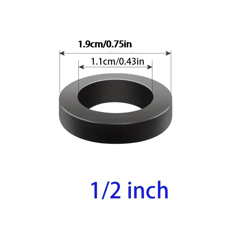 20pcs Garden Shower Hose Connection Seal Rubber Gasket, 1/2