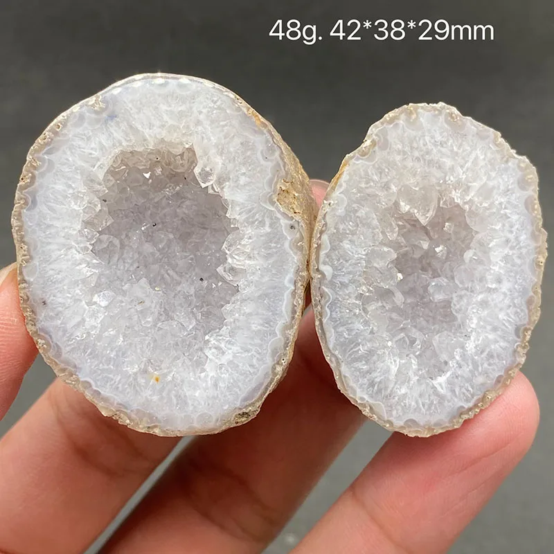 Pierre brute en tranches de cristal naturel, minéraux de guérison, producteurs d'agate, 100%