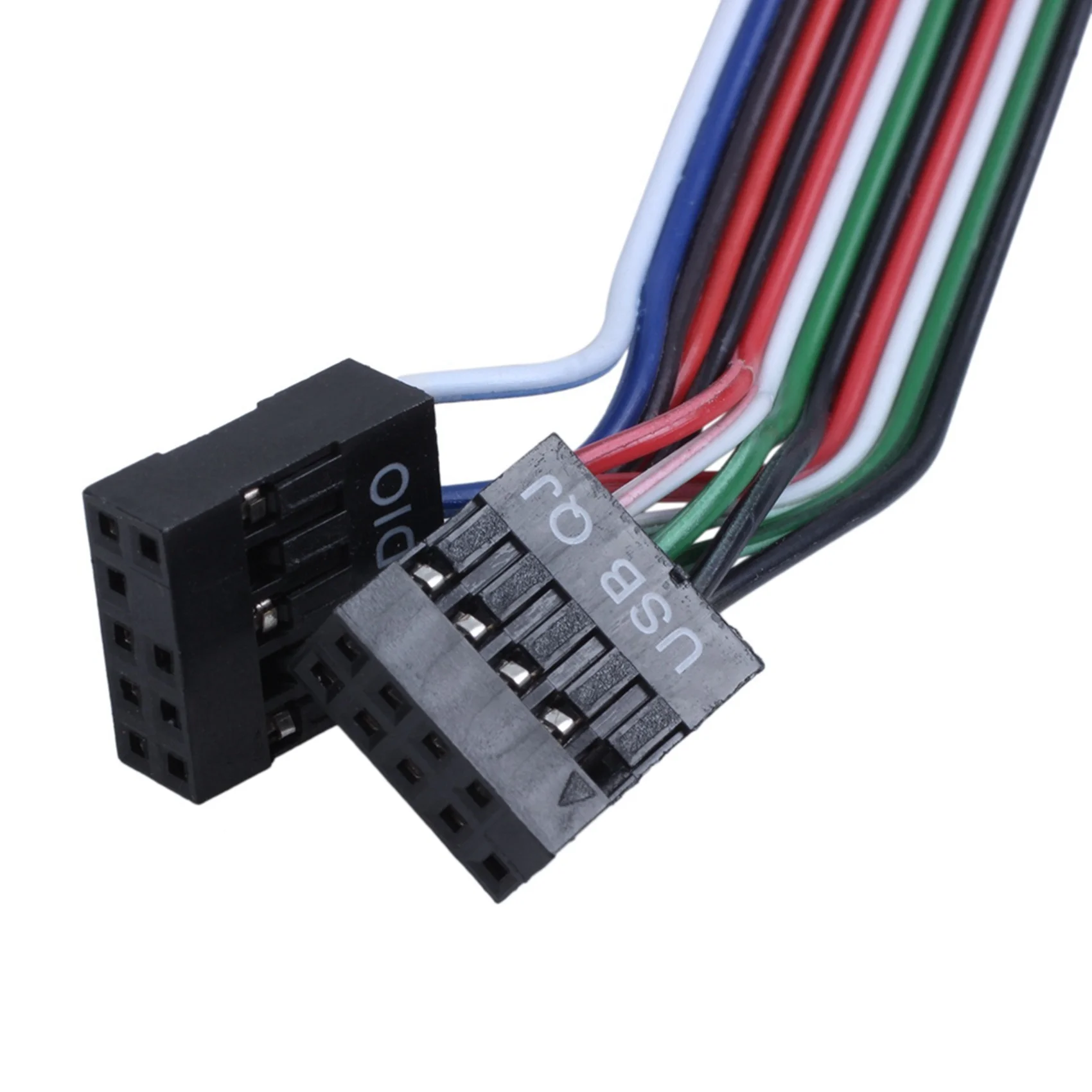 

ABVJ-3X PC Computer USB Port Audio Headset Microphone Cable Support Front Panel