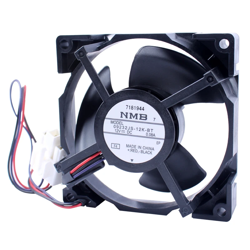 New Original 09232JS-12K-BT 9.2cm DC12V 0.08A  for Refrigerator Cooling Fan