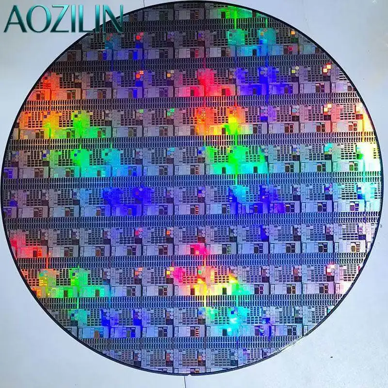 AOZILIN Silicon Wafer Semiconductor IC CMOS Photolithography Wafer for Integrated Circuit CPU Chip Manufacturing