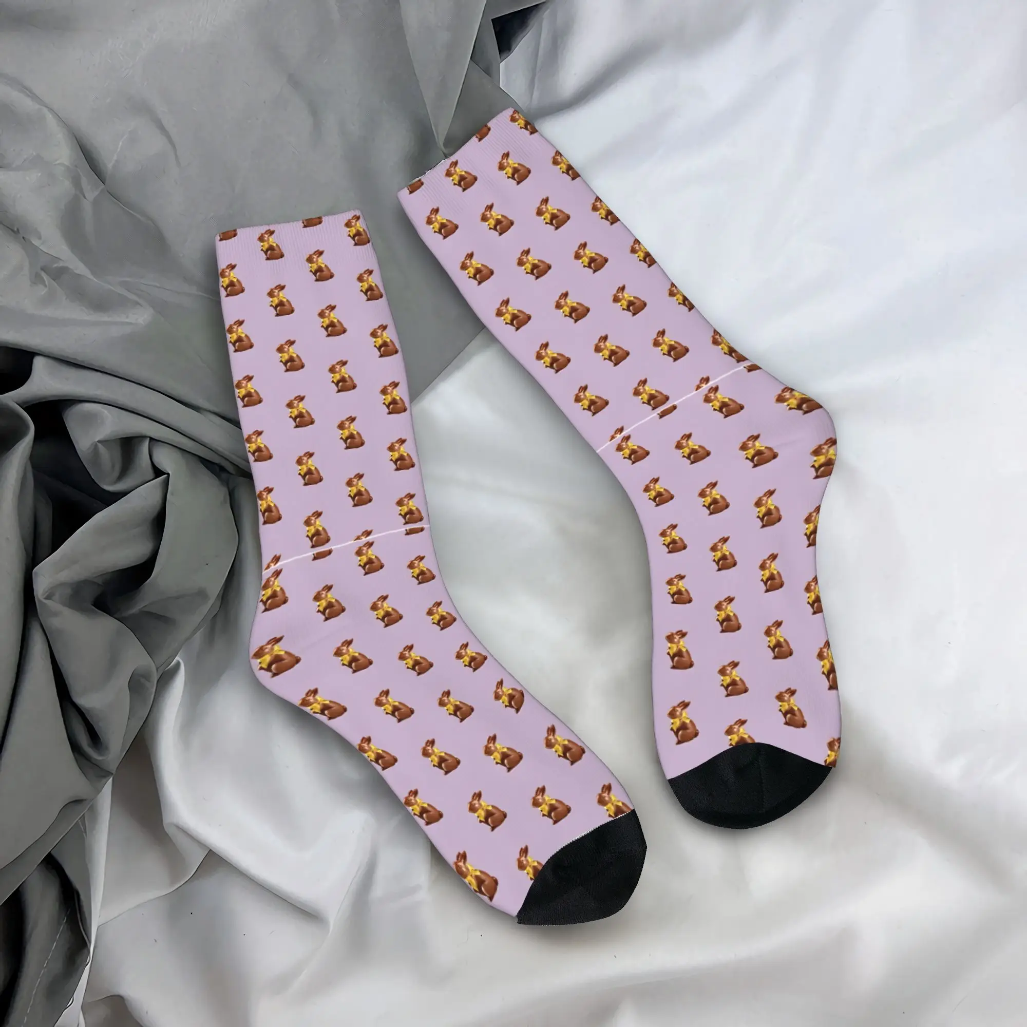 

Unisex Men Socks N-Nesquik Chocolate Milk Rabbit Stockings Spring Funny Soft Breathable Socks Outdoor Sports Anti Skid Socks