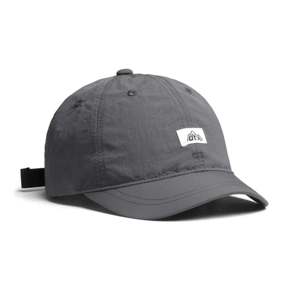 

Retro Korean Style Short Brim Baseball Hat Casual Cotton Sunscreen Hat Soild Color Quick-dry Peaked Cap Streetwear