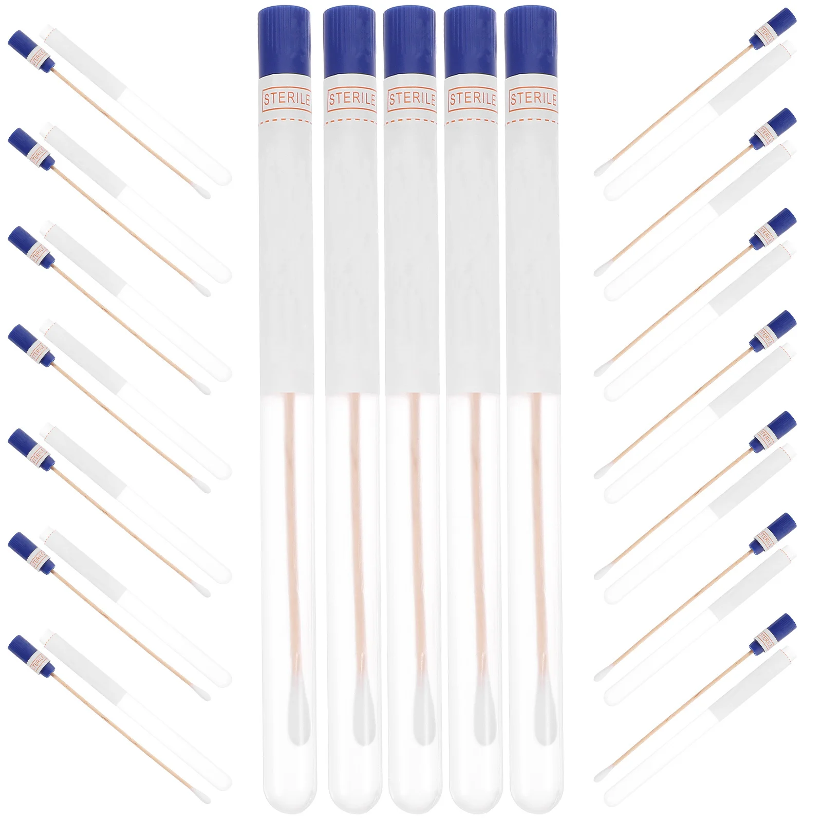 150pcs Disposable Detection Swabs Individual Packing Specimen Collection Swab Sticks For Vagina Genitourinary Sampling Female
