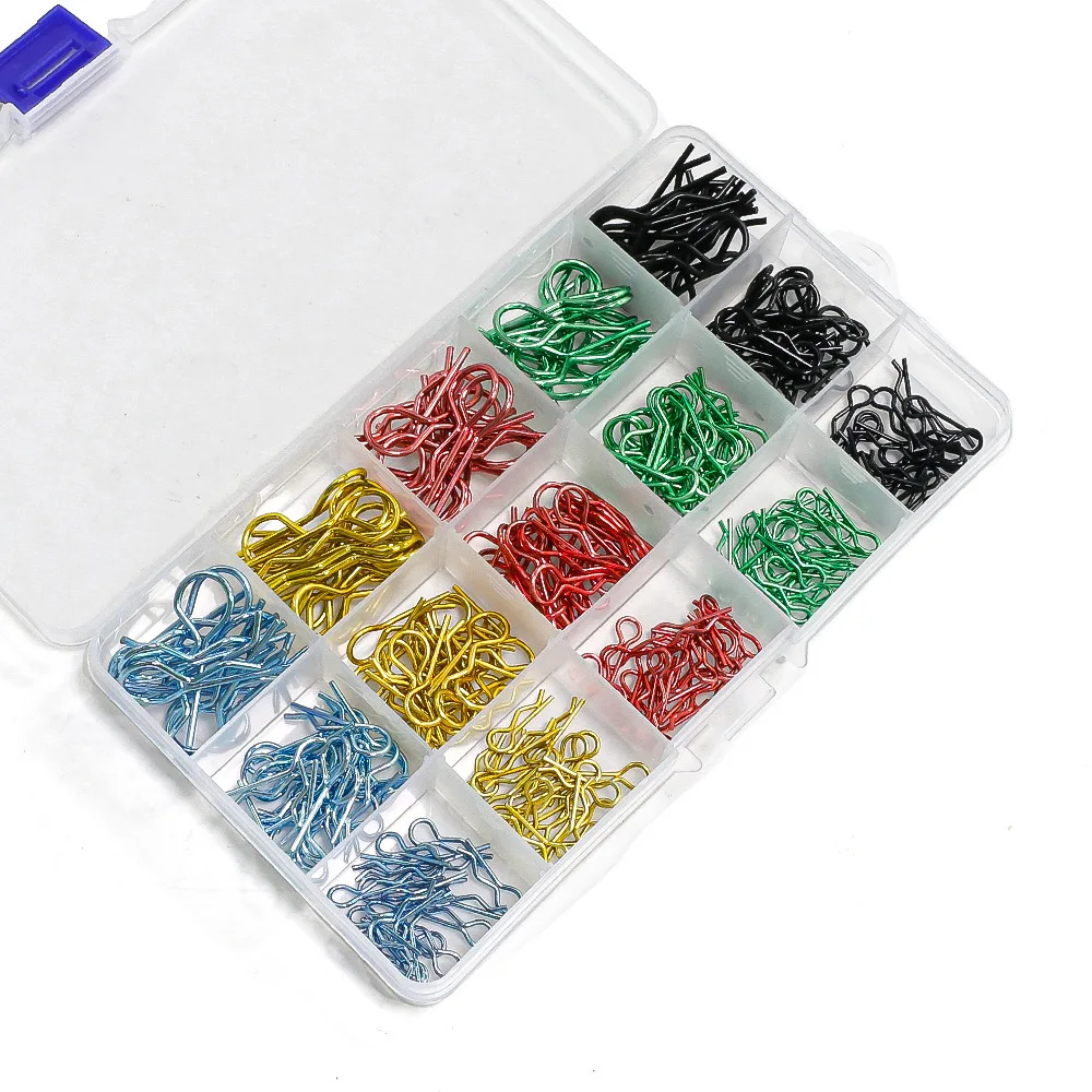 260pcs Rc Car Parts 1/8 1/10 1/12 1/14 1/16 RC Car Shell Body Clips Pins Housing Latch R Buckles Fixed For TRX4 SCX10 HSP