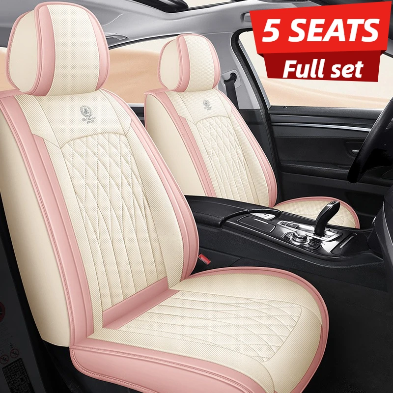 5-Seater Full Set of Universal - Leather Car Seat Covers Full Set Universal recension och pris