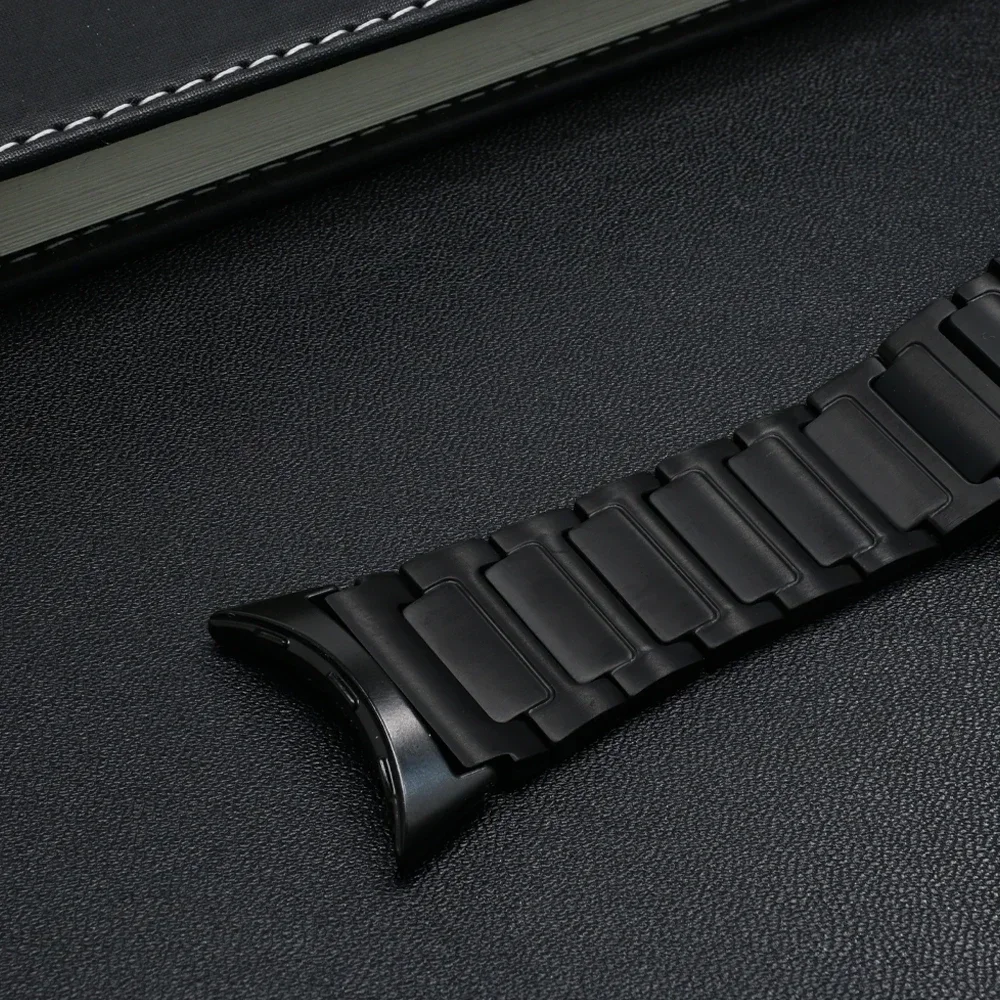 Cinturino in titanio per Google Pixel Watch 3 Bracciale da uomo di lusso da 45 mm per Pixel Watch 3 Cinturino da 45 mm Cinturino in metallo Accessorio sostituito