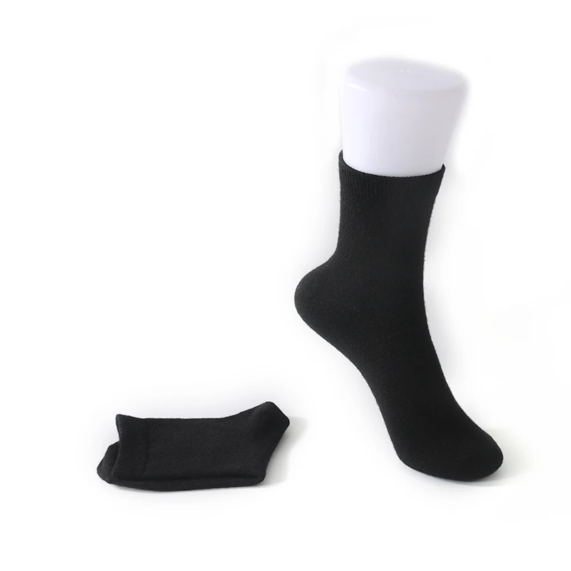 5 paia di calzini invernali in lana 100% per uomo e donna, calzini corti in lana calda a metà polpaccio lavorati a maglia