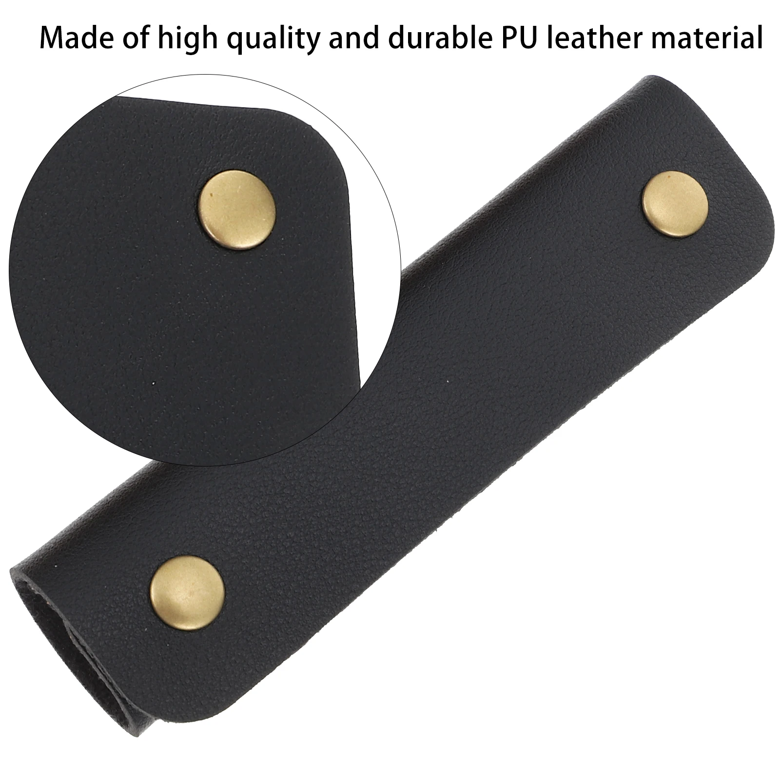 

2Pcs Durable PU Bag Handle Covers Handbag Luggage Handle Wrap Protector Reduce Hand Pressure for Shopping Baggage