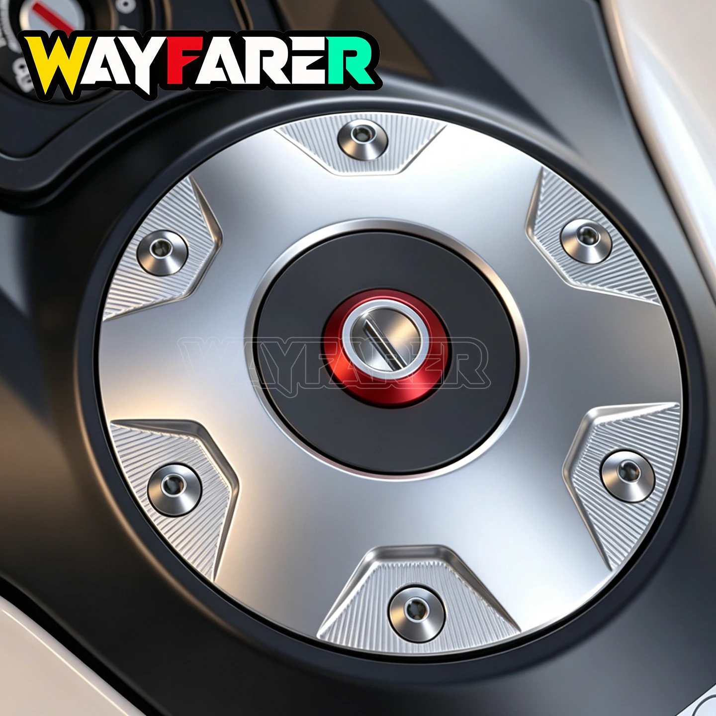 Racing Sports Parts For DUCATI HYPERMOTARD V2/SP V2SP V2 S SP 2026+ Billet Tank GAS Cap Motorcycle CNC Fuel Tank Cap With Key