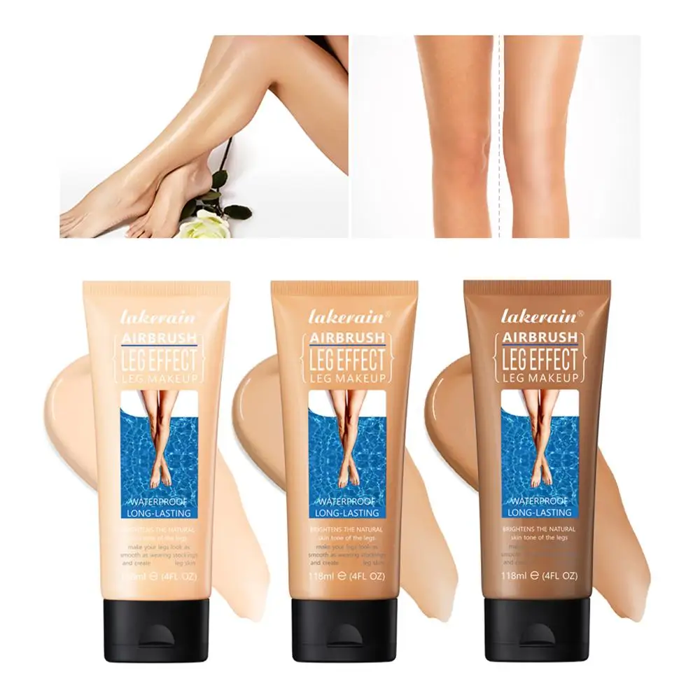 

Leg Makeup Moisturizing Liquid Body Foundation Fake Tone Skin Skin Tanning Even Body Care Cream Tan Lotion U1B6