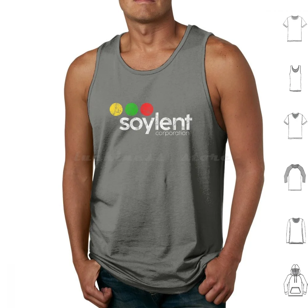 Soylent Corporation Tank Tops Vest Sleeveless Soylent Green Film Scifi Sci Fi Movie Classic Cult Heston Plankton