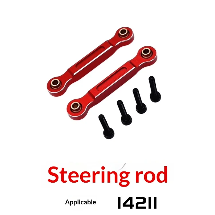 Mjx 14211 Metal Upgrade Accessories Remote Control Swing Arm Servo Armor Steering Tie Rod Adapter Shock Absorber Rear Wheel Seat