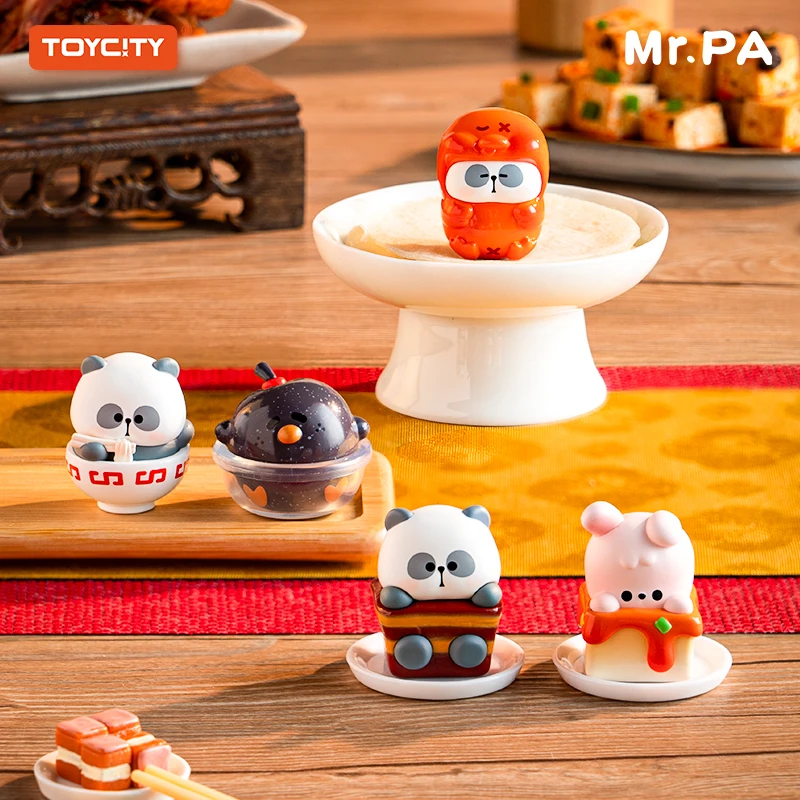 Toycity الغذاء موضوع صندوق أعمى الطرفية "MR.PA الصين فندق كبير" سلسلة 4 قطعة/الحقيبة مغناطيس الثلاجة صندوق غامض لعب الاطفال هدية #2