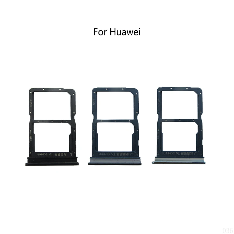 SIM Card Slot Tray Holder Sim Card Reader Socket For Huawei Enjoy 10S / Y8P / P Smart S