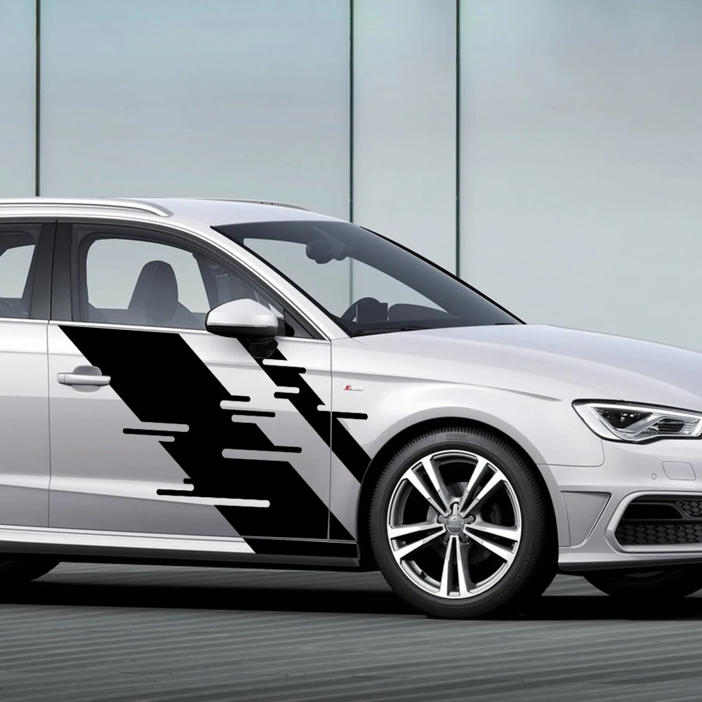 

Для Audi A3 8P 8V 8L 8Y S3 RS3 Седан Sportback Hactchback Автомобильный боковой кузов Водонепроницаемая наклейка Внешний декор Стильные аксессуары