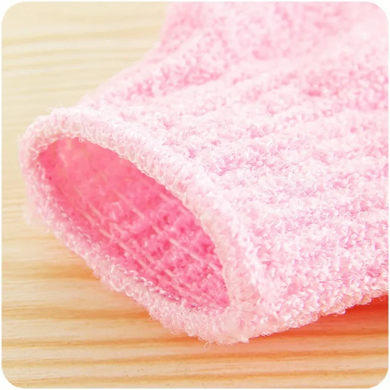 Fünf Finger Bad Handschuhe Haushalt Dusche Handtuch Peeling Körper Waschen Kinder Hause Versorgung Elastische Wischen Zurück Baden Reinigung Handschuhe