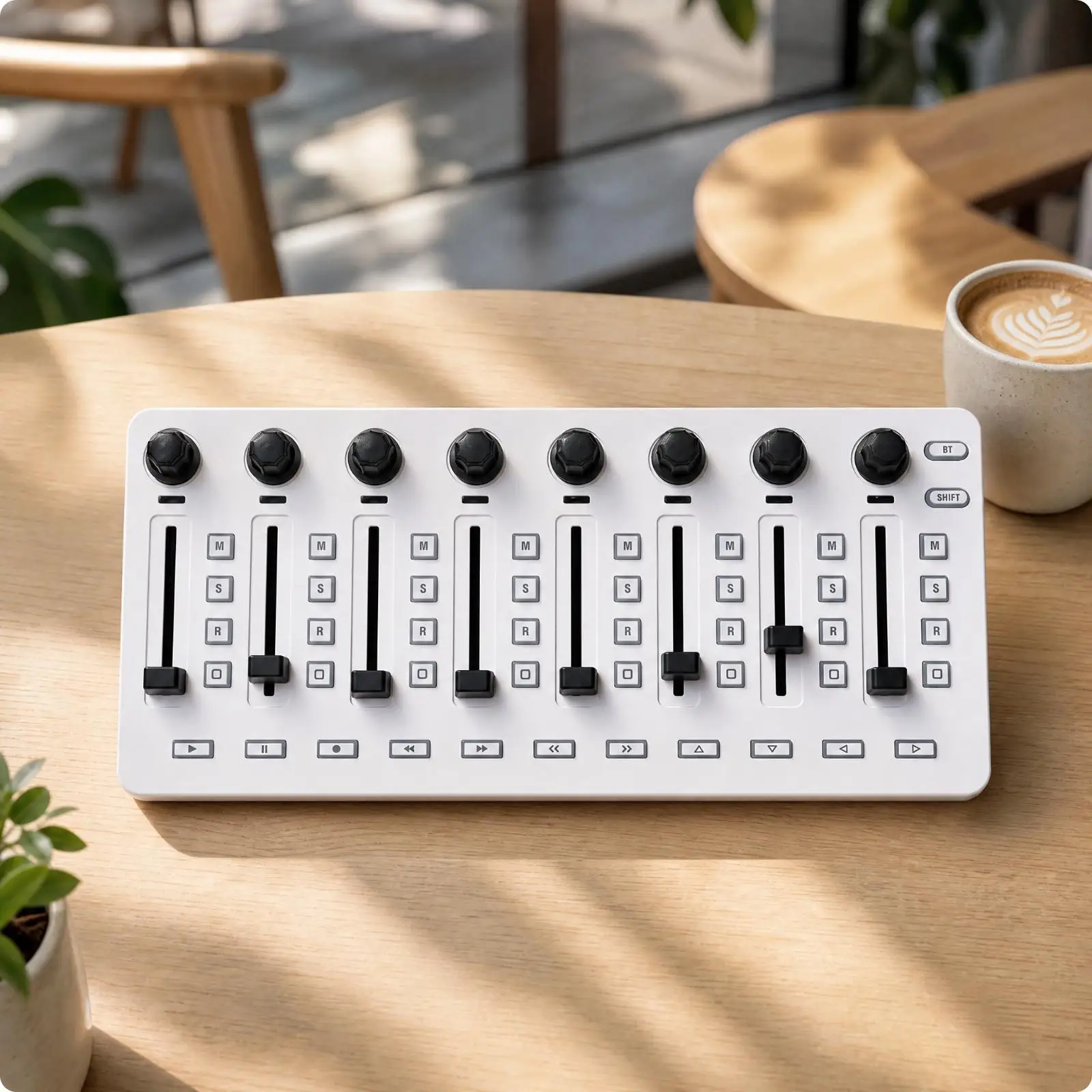 table-de-mixage-audio-numerique-avec-43-boutons-molettes-et-curseurs-programmables-controleur-midi-pour-la-production-musicale-en-studio-et-l'enregistrement