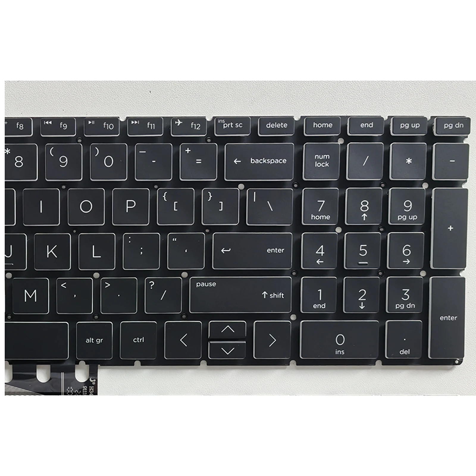 for HP 15-cn 15-cp 15-cr 17-cd 15-DA 15-DB 15-CN 17-BY 250 255 G7 15-DK 15-df 15-dx US No Backlit Black Laptop Keyboard 3