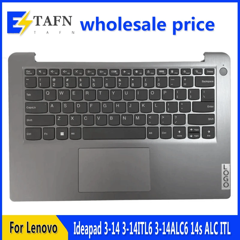 New For Ideapad 3-14 3-14ITL6 3-14ALC6 14s ALC ITL 2021 Laptop Palmrest Case Keyboard US English Version Upper Cover