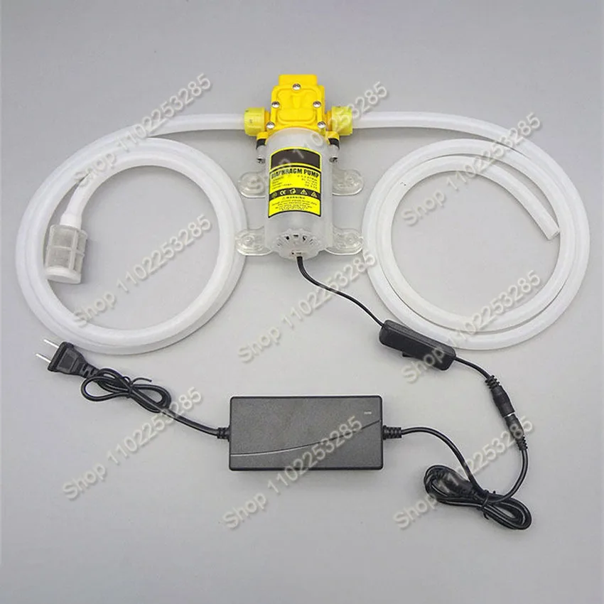 12V Electric Liquid Transfer Pump Set Brew Syphon Pump Intelligent Start-Stop for Wine Beverage Edible Oil Water Purifier Boost