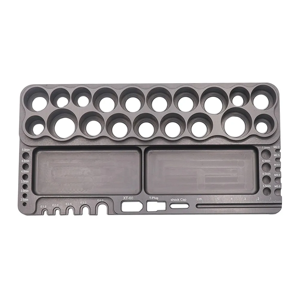 لسيارات RC طائرات بدون طيار طائرات هليكوبتر طائرات قوارب نماذج مفك براغي منظم أداة حامل أدوات RC ممتص الصدمات/حامل المسمار