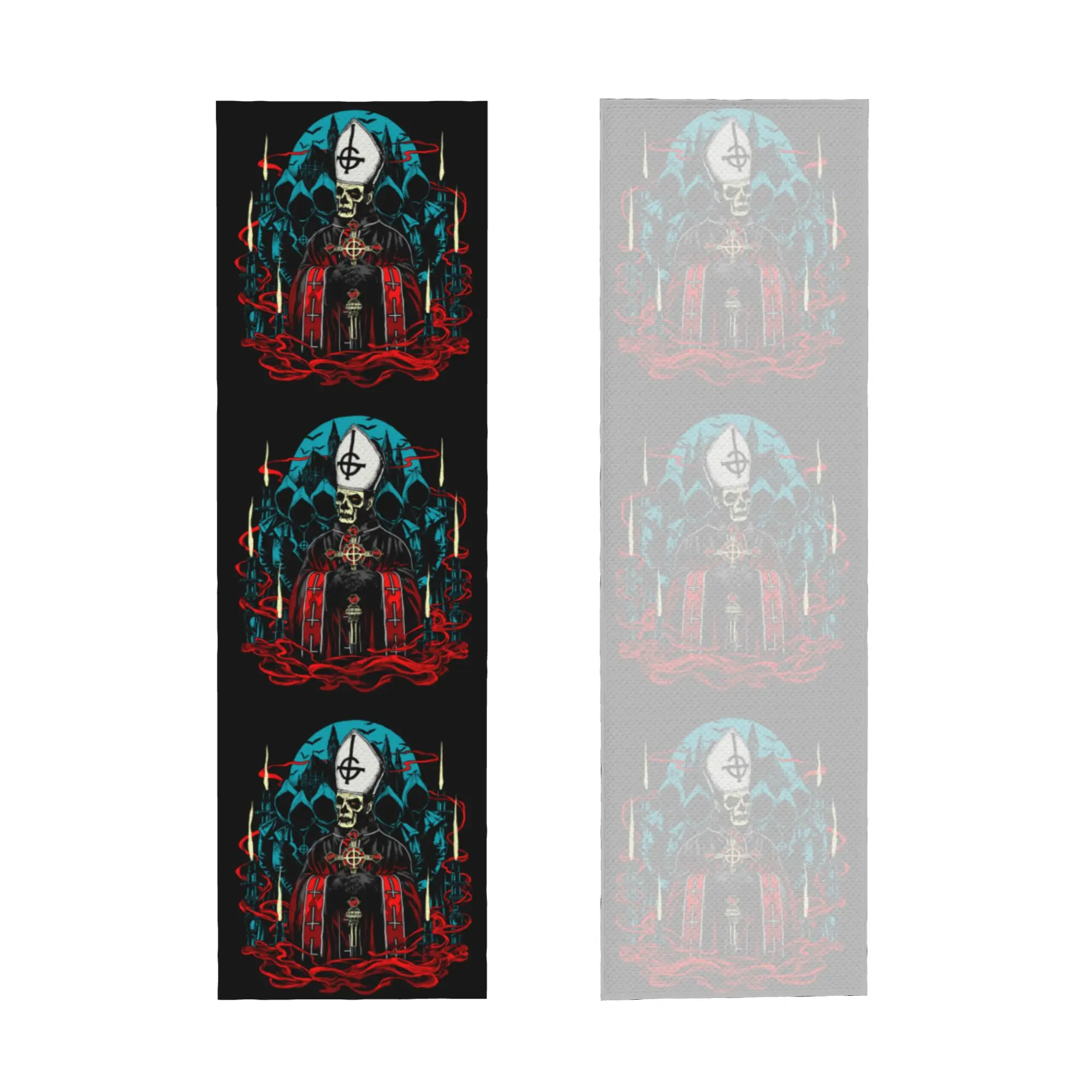 Exercise Towel Ghost Heavy Metal Rock Band Beach Sports Yoga Towel Swimming Camping Towel Refreshing Sports Scarf Face Towels