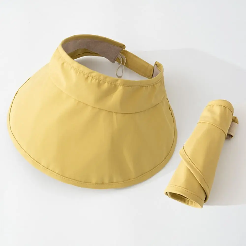 Fashion UV Protection Large Brim Sun Hat Wide Brim Lightweight Empty Top Hat Breathable Quick Drying Woman's Sunshade Hat Summer