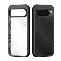DUX DUCIS Shockproof Phone Case For Google Pixel 9a 10 Pro XL Pixel 8 Phone Cover TPU+Acrylic Lines Back Transparent Cover