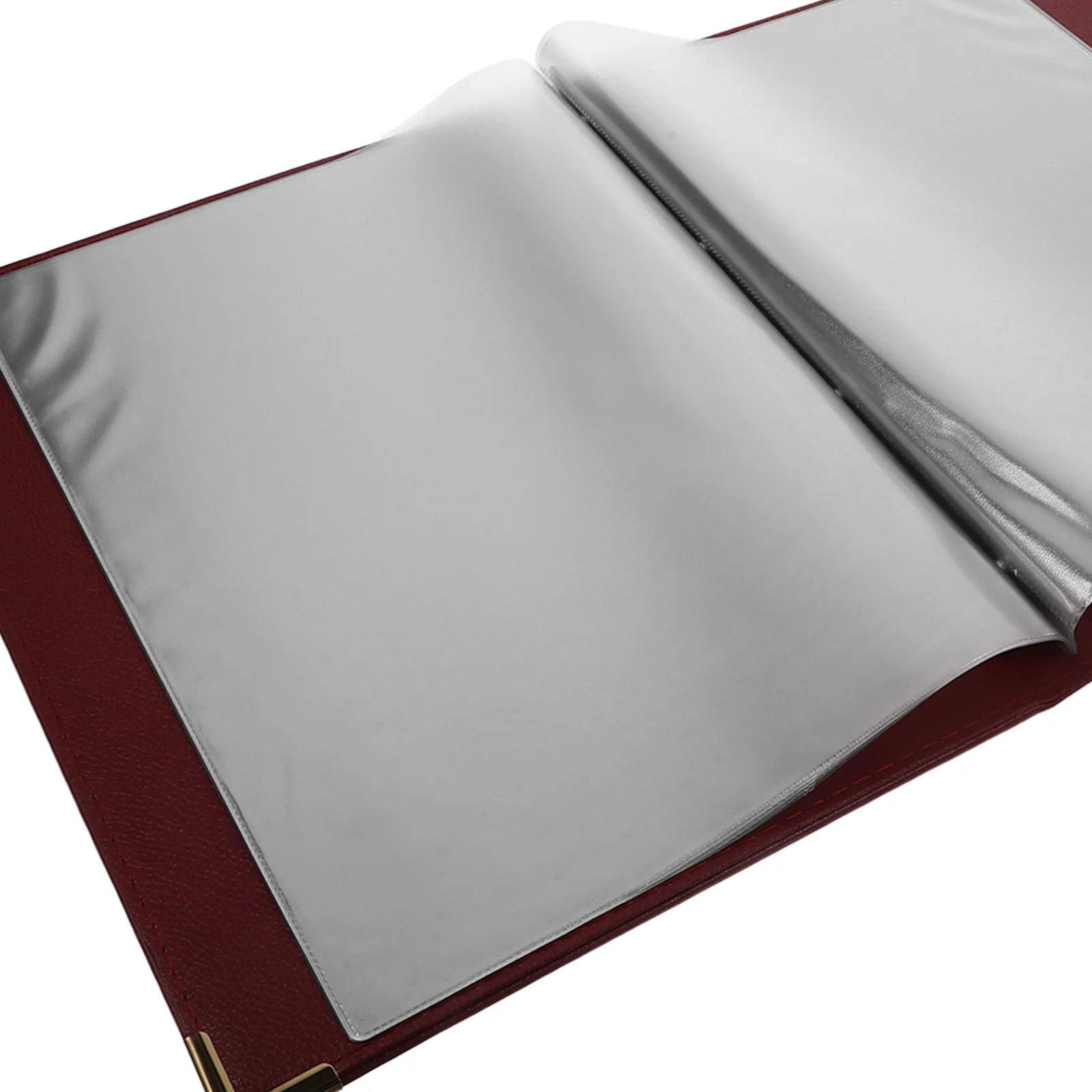 

A4 Menu Holder Restaurant Book Clear Display Stand for Bar Hotel Commercial Furniture Set Server Note Pads Menu