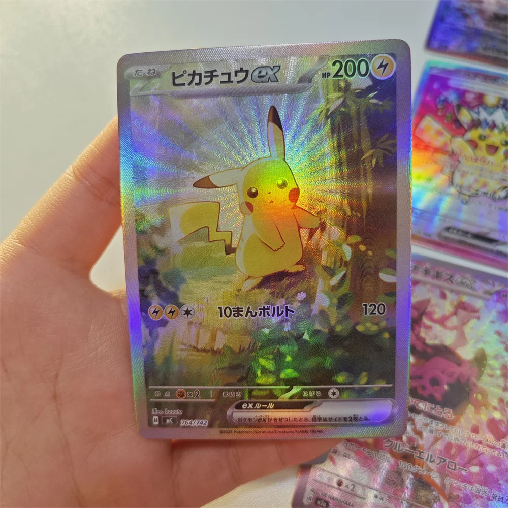 17 Bilder PTCG Sammelkarten Pocket Laser Gengar Student DIY Japanische Inferno X EX SAR Requisitenkarten Desktop-Spiel Scrafty