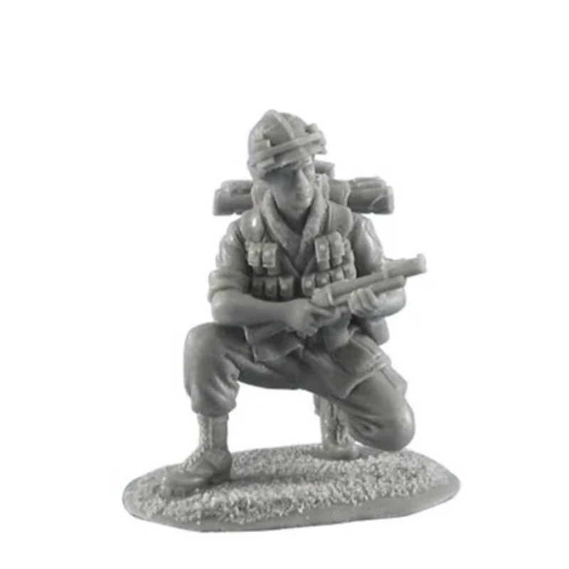 1/35 Scale Die-cast Resin Figure Model Building Kits Vietnam War U.S. Spitfire Soldiers Unassembled and Unpainted Toys
