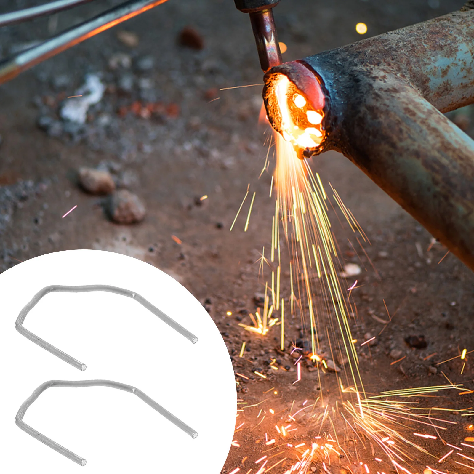 

500Pcs Auto Welding Staples Bumper Repair Tools High Performance Fixing Cracks in Cars Fast and Simple Solution