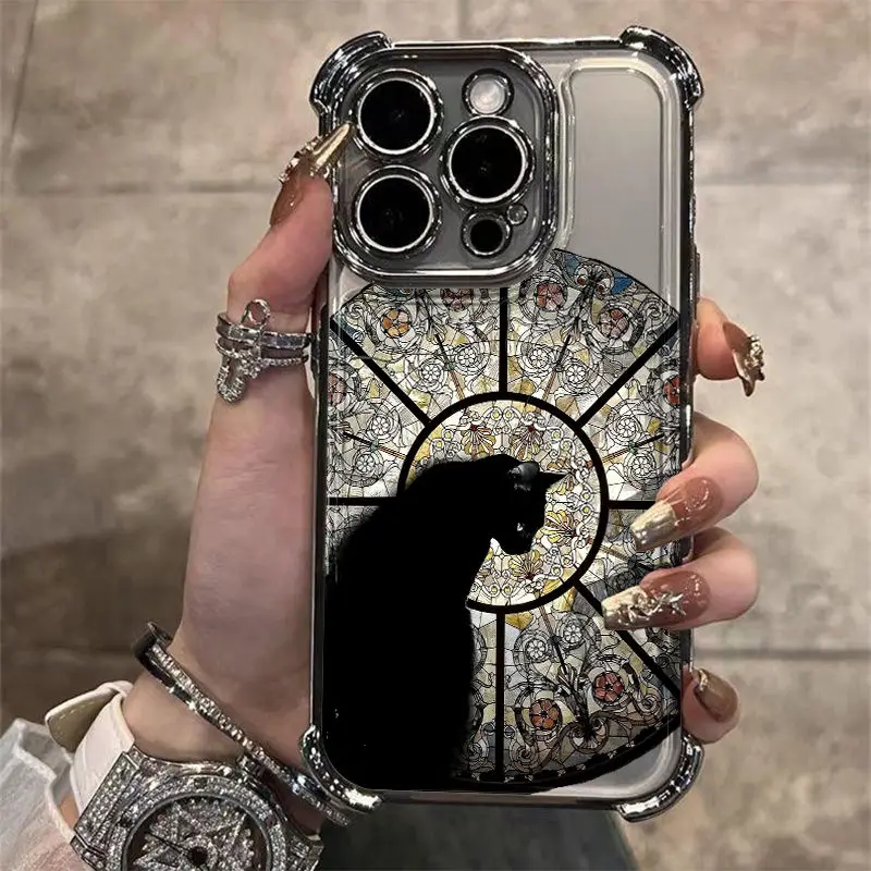 حافظة ناعمة لهاتف آيفون 17 برو ماكس 16 بلس 15 14 13 12 11 غطاء زاوية وسادة هوائية حماية كاملة للكاميرا للرجال والنساء ويندوز هريرة #1