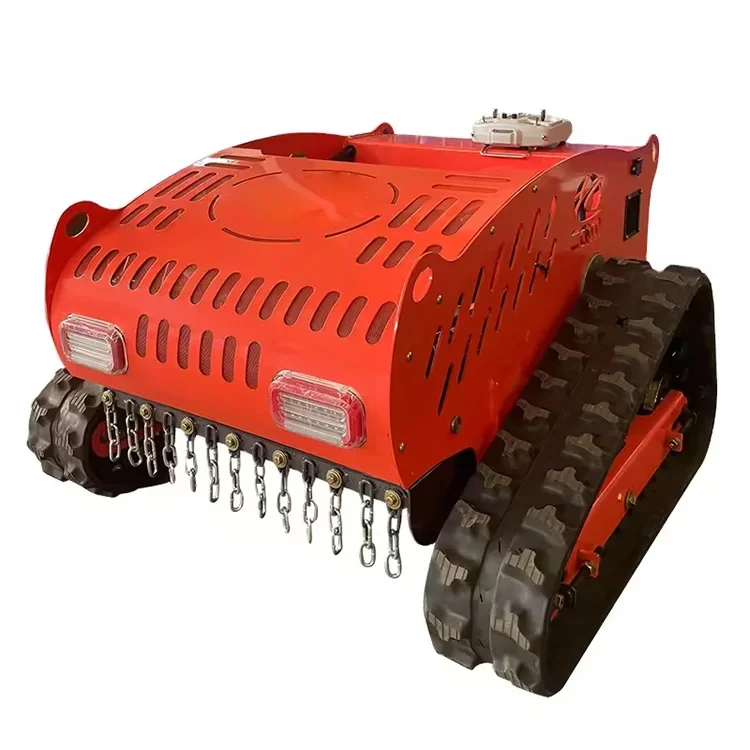 Factory Custom Engine Caterpillar Lawn Mower Robot Zero Turn Remote Control Lawn Mower Agricultural Equipment