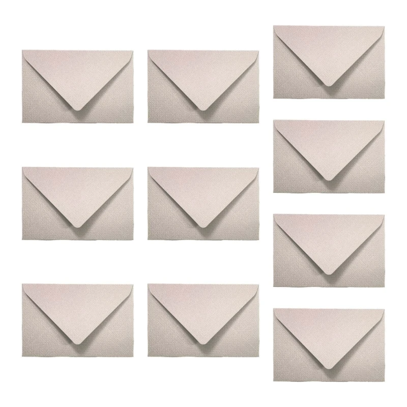 Enveloppes en papier à rabat en V, 10 pièces, pour Invitations, Notes, lettres, envoi professionnel, enveloppes colorées,