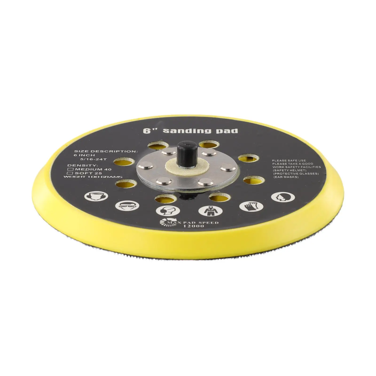 

Plate Plates Flocking Plate Light With A Total Of 17 Holes Approx.148mm/6inch For Polishing And Sanding Practical