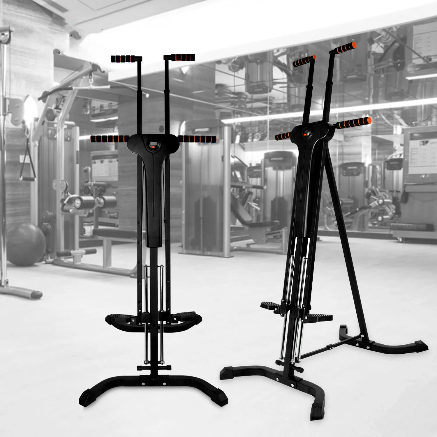 Vertical Climber Step Fitness Exercise Climbing Machine Cardio Workout Trainer Stepper Climbing Machine