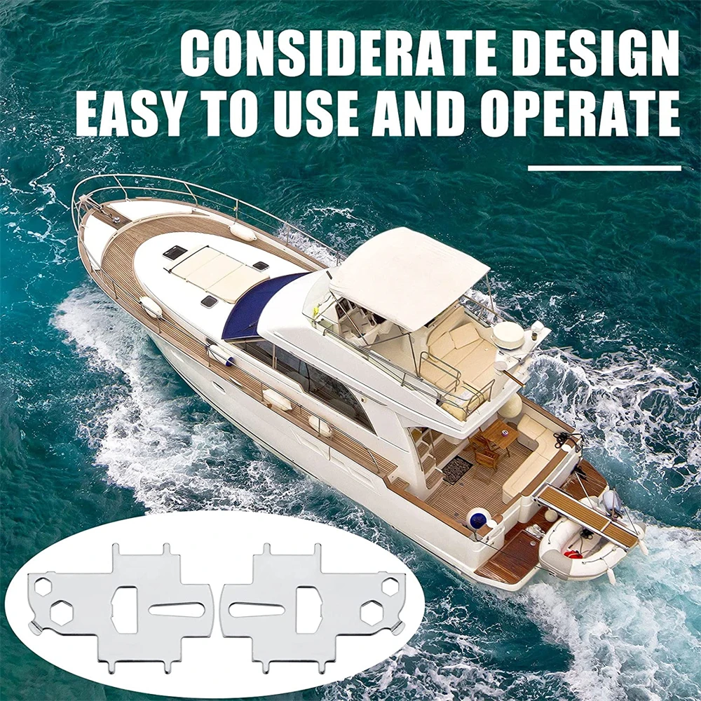 

2Pcs Yacht wrench Boat Gas Deck Plate Key Fuel Key Plate Deck Tool Key Stainless Steel Tool for Gas Fuel Water Waste